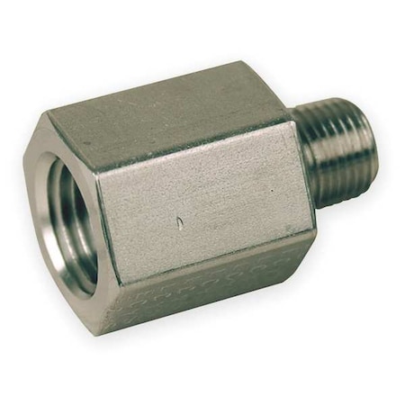 Reducing Adapter, 316 Stainless Steel, 1/2 in Male NPT x 1/2 in Female NPT, 5, 200 psi MPN:8-8 RA-SS
