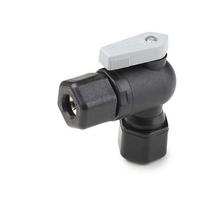 Manual 2-Way Ball Valve, Comp, Polypro MPN:FTPPB6VEU6