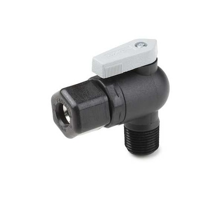 Manual 2-Way Ball Valve, Comp, Polypro MPN:FTPPB6VME4