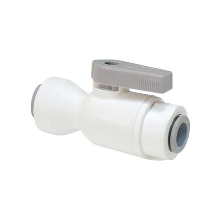 Manual 2-Way Ball Valve, Push, Polypro MPN:LFPP8MVUC8M