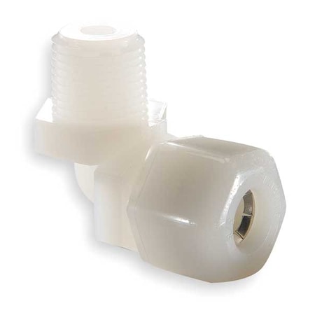 Elbow, Nylon, Comp. 1/2 in, Comp. 3/8 in MPN:N8ME8