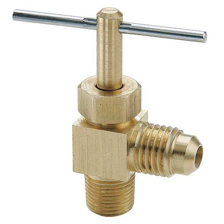 Needle Valve, Angld, 1/4In, Flare-Male Pipe MPN:NV101F-4-2