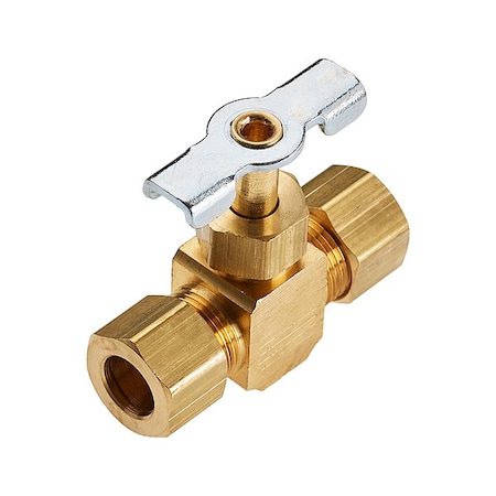 Needle Valve, 1/4 In., Compressn-Compressn MPN:NV105C-4