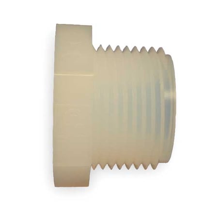 Plug, 1/4 In, NPT, PFA MPN:P-4-P