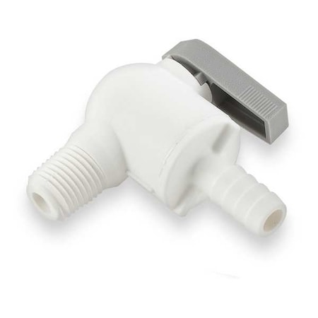 Manual 2-Way Ball Valve, Barb, Polypro MPN:PBPP6VME6