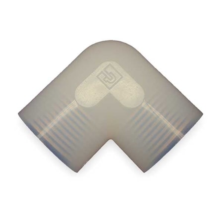 PFA, Elbow, 1/4 in NPT, 1/4 in NPT MPN:PE-4-P