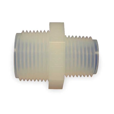 PFA, Straight, 1/2 in NPT, 1/4 in NPT MPN:PNR-84-P