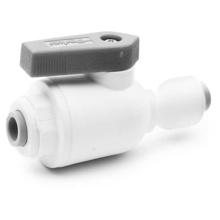Manual 2-Way Ball Valve, Push, Polypro MPN:PP4VUC4-MG
