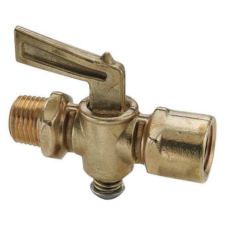 Ground Plug Shutoff Cock Valve, 1/4 In MPN:V402P-4-4