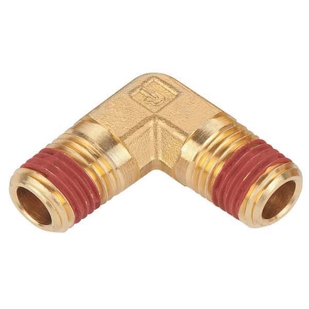 90 Degree Elbow Brass Male Elbow, 90 Degrees, 1/4 in Male NPT X 1/4 in Male NPT MPN:VS1204P-4