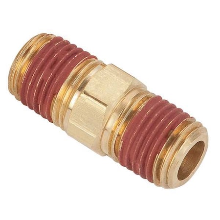 Hex Nipple Brass Hex Nipple, 1/8 in Male NPT X 1/8 in Male NPT MPN:VS216P-2