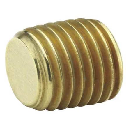 Brass Countersink Plug, MNPT, 1/8