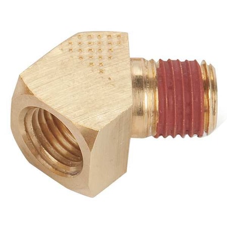 45 Degree Street Elbow Brass Street Elbow, 45 Degrees, 1/2 in Female NPT X 1/2 in Male NPT MPN:VS2214P-8-8