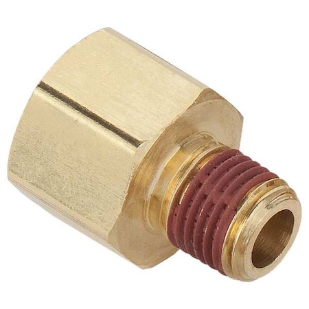 Female x Male Reducing Adapter Brass Unequal Adapter Female x Male, 3/8 in Female NPT X 1/8 in Male MPN:VS222P-6-2