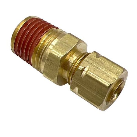 Strt, Brass, Comp. 3/8 in, MNPT 3/8 in MPN:VS68CA-6-8