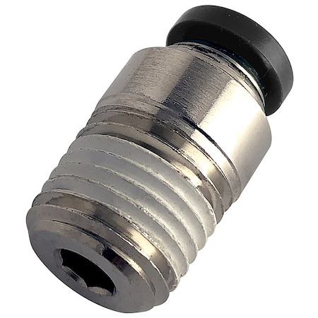 Push-to-Connect Fitting, Brass, Silver MPN:XW68PLPR-4-2