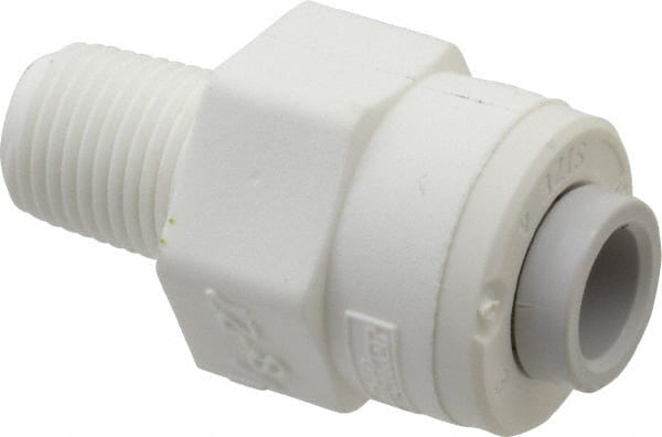 Push-To-Connect Tube to Pipe Tube Fitting: Connector, 1/8