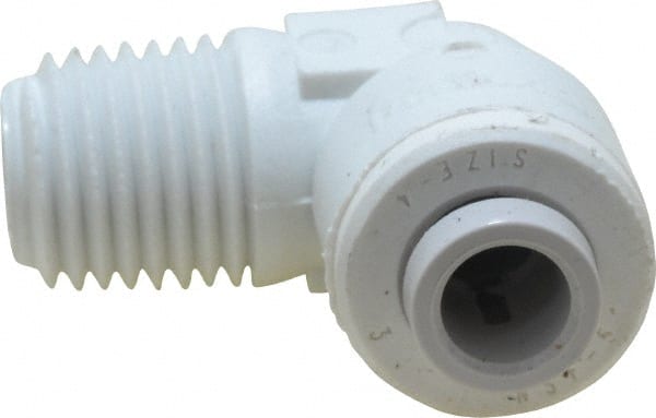 Push-To-Connect Tube to Pipe Tube Fitting: Male Elbow, 1/4