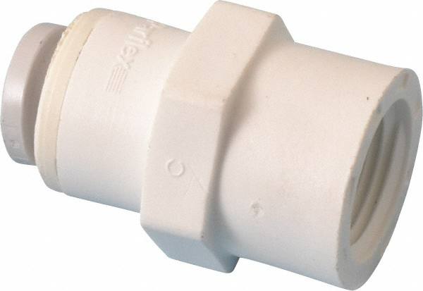 Push-To-Connect Tube to Pipe Tube Fitting: Connector, 3/8