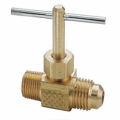 Needle Valve 1/4 in Flare to Male Pipe MPN:NV103F-4-2