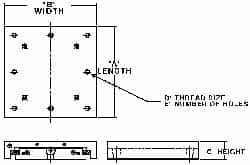 Slide Tables, Table Type: Crossed Roller Slide Table , Table Configuration: Single Axis , Mounting Hole Size: 1/4-20 , Number Of Mounting Holes: 14.0  MPN:CR4900-10