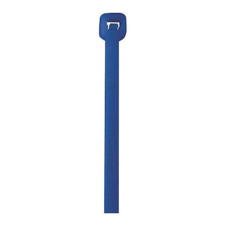 Cable Tie, 14 in L, Blue, Nylon, 50 lb Strength, 1000 PK MPN:CT145D