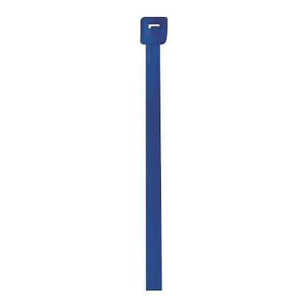 Cable Tie, 4 in L, Blue, Nylon, 18 lb Strength, 1000 PK MPN:CT422D