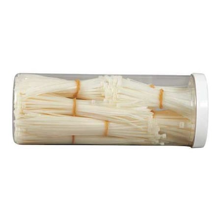 Cable Tie Kit, 5-1/2 in, 8 in, 11 in L, Natural, Nylon, 40 lb, 50 lb Strength, 1000 PK MPN:CTKIT10