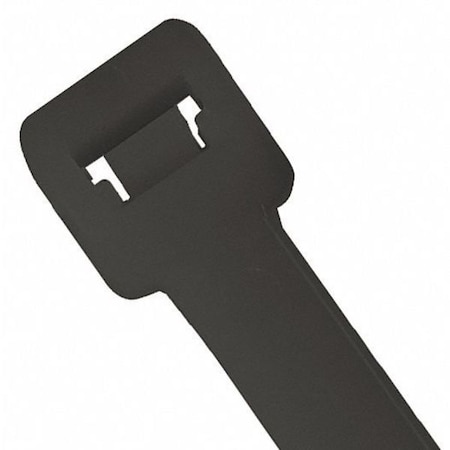 Cable Tie, 14 in L, Black, Nylon, 120 lb Strength, 100 PK MPN:CTUV14120