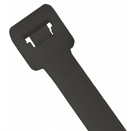 Cable Tie, 36 in L, Black, Nylon, 175 lb Strength, 100 PK MPN:CTUV36175