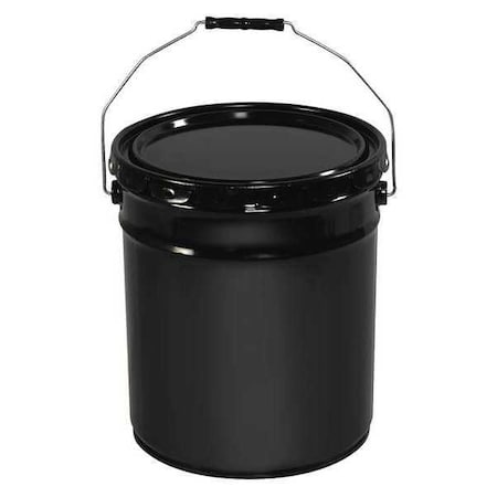 5 gal Bucket, Black, Metal MPN:HAZ1078