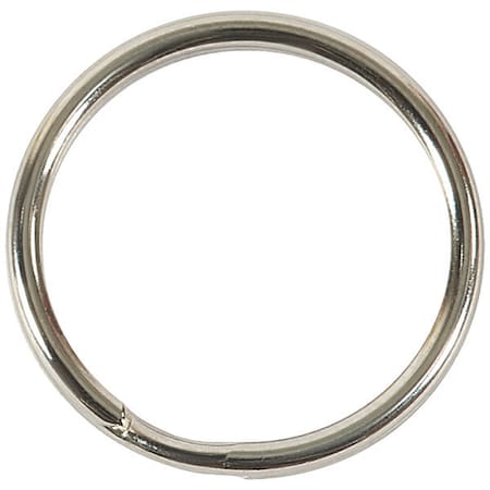 Split Key Rings, Chrome, 3/4