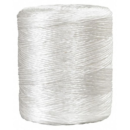 Polypropylene Tying Twine, 1-Ply, 210 lb, White, 5500'/Case MPN:TWT550