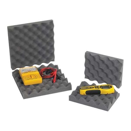 Convoluted Foam Sets, 6x6x2