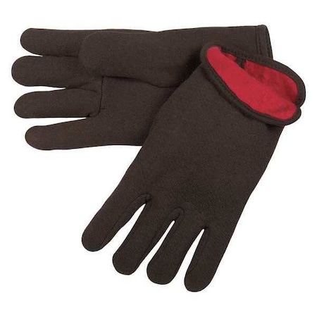 Knit Gloves, Brown, L, 12 PK MPN:GLV1024L