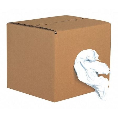Box of Rags, Reclaimed Knit, White, PK70 MPN:BR102