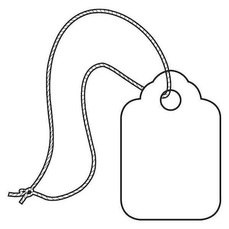 Merchandise Tags, Pre-Strung, 3/4