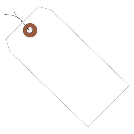 Plastic Shipping Tags, Pre-Wired, 4 3/4