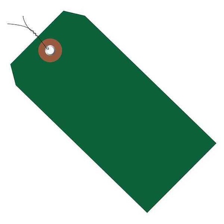 Plastic Shipping Tags, Pre-Wired, 4 3/4