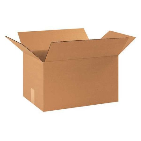 16 in x 12 in x 10 in Heavy-Duty Box, Kraft, Corrugate, Single Wall, 44 ECT, 25 PK MPN:HD161210