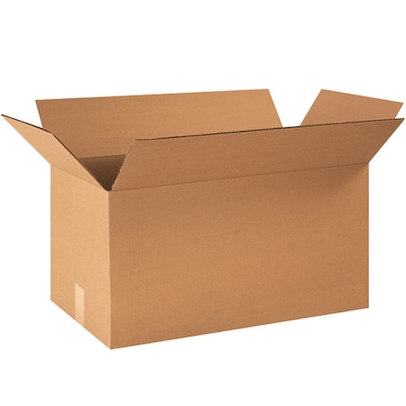24 in x 12 in x 12 in Heavy-Duty Box, Kraft, Corrugate, Single Wall, 44 ECT, 25 PK MPN:HD241212