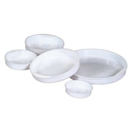 Plastic End Caps, White, 3 in, PK100 MPN:MTCAP3