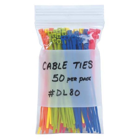 White Block Poly Bags, 3