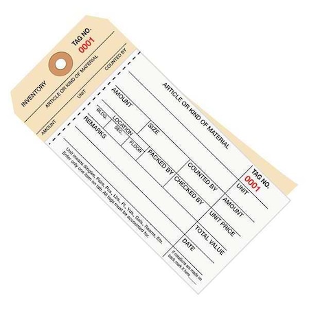 Tag, 2Stub, 3500-3999, 6-1/4