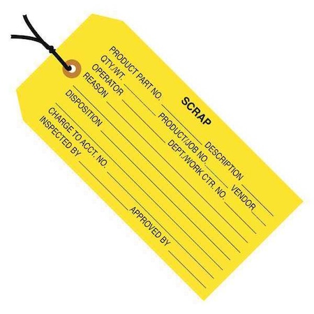Tag Strung Scrap, 4-3/4