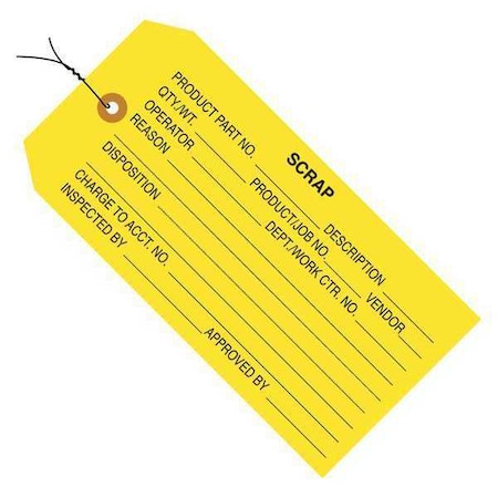 Tag Wired Scrap, 4-3/4