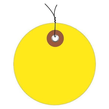 Tag, Plastic, Circle, Wired, 3