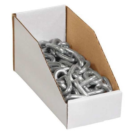 Storage Bin, White, 4-1/2 in H, 4 in W, 9 in L, 50 PK MPN:BINBIN49