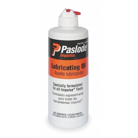 Impulse Nailer Lube Oil, Bottle, 4.5 oz. MPN:401482
