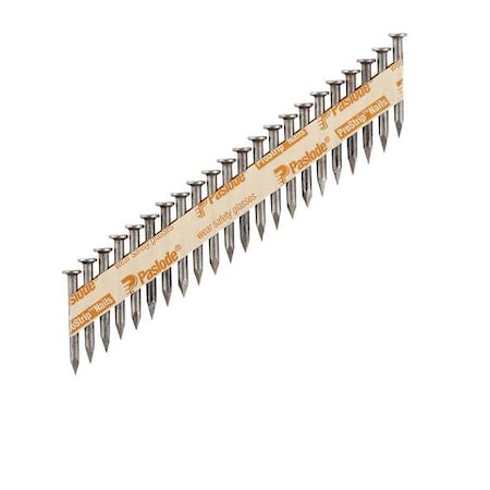 Collated Metal Connector Nail, 1-1/2 in L, Not Applicable, Brite, Flat Head, Straight, 3000 PK MPN:650026